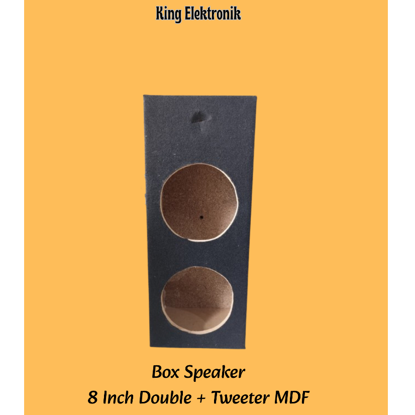 BOX SPEAKER 8INCH DOUBLE PLUS LUBANG TWEETER