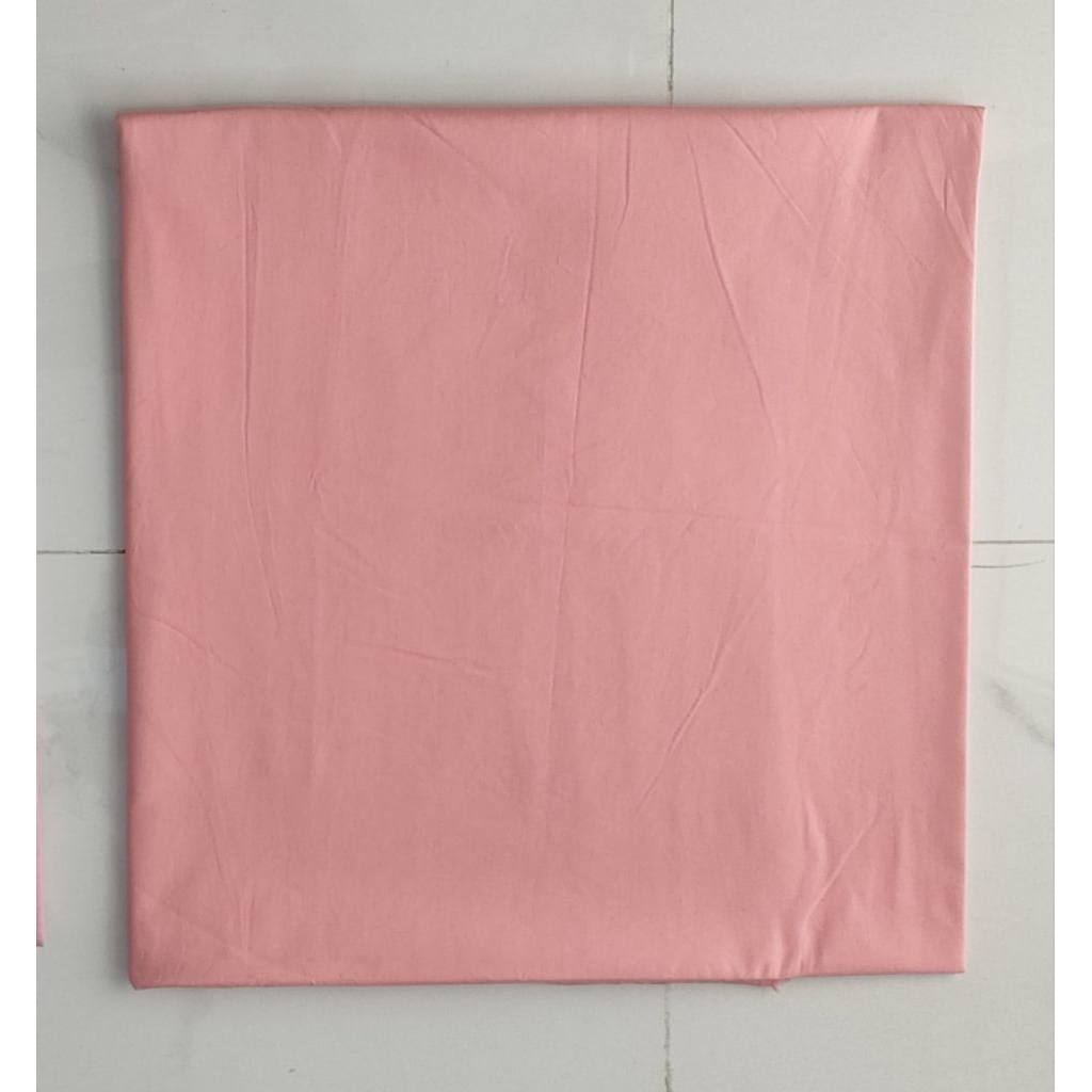 Kain Perca Katun Motif Salem Polos