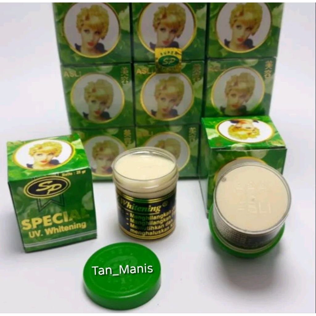 Criem SP UV whitening original asli label hitam tutup hijau