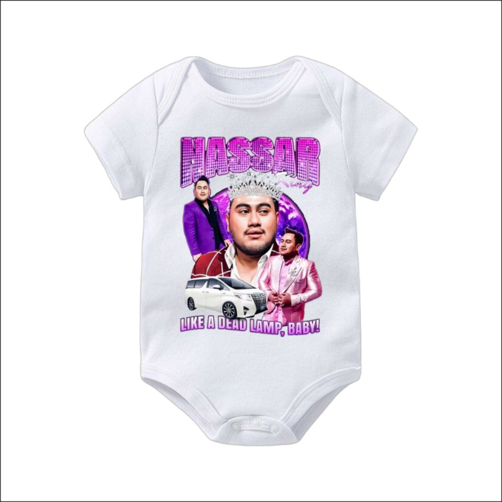 BAJU BAYI JUMPER BABY KING NASSAR NASAR NANAS OPPA KIYOWO | KAOS BAYI KING NASSAR NANAS DISTRO | JUM