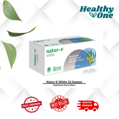 NATUR-E WHITE 32 KAPSUL LUNAK / SUPLEMEN KECANTIKAN
