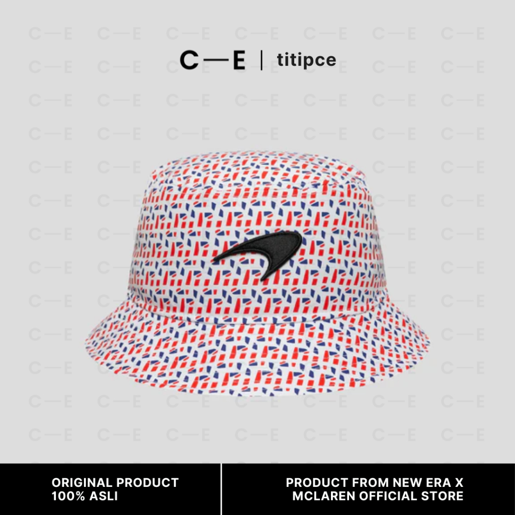 New Era x McLaren Lando Norris Silverstone Tapered Bucket Hat Limited Edition F1