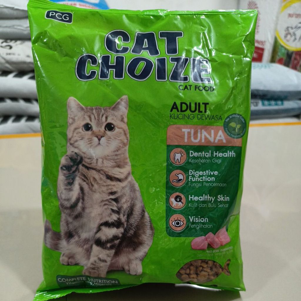Makanan kucing dewasa Cat Choize tuna-makanan kucing dewasa