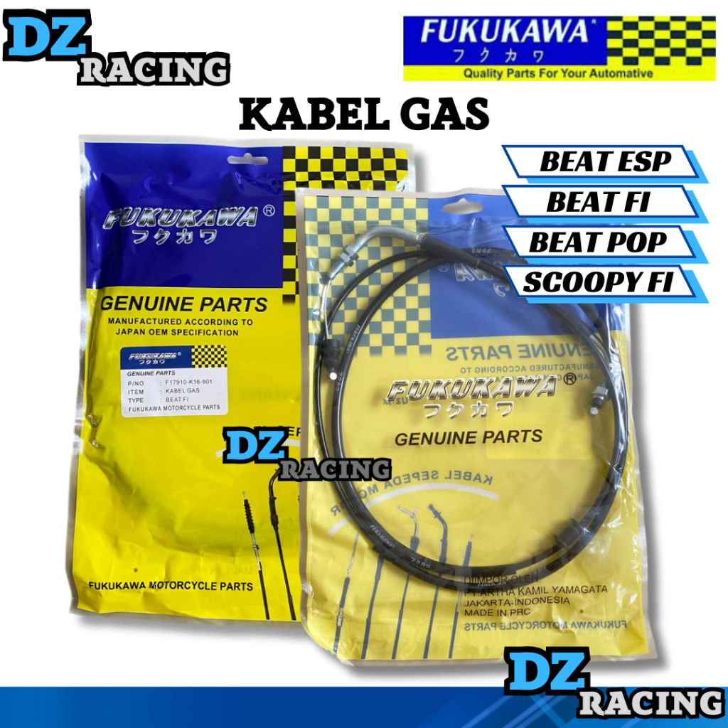 Kabel Gas Beat Fi Esp Scoopy Fi Esp Cable Tali Gas ORIGINAL Fukukawa