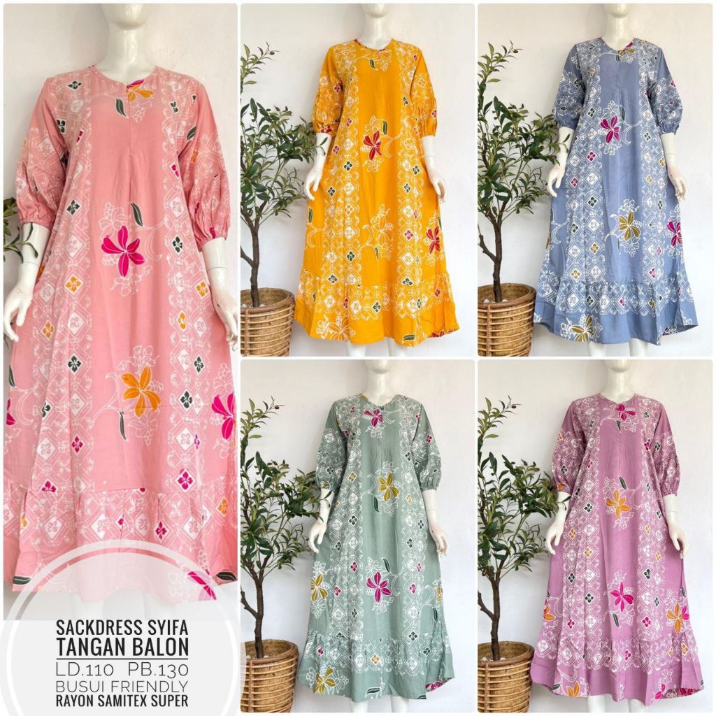 DASTER PANJANG SACKDRES BATIK LD 110 DASTER KEKINIAN