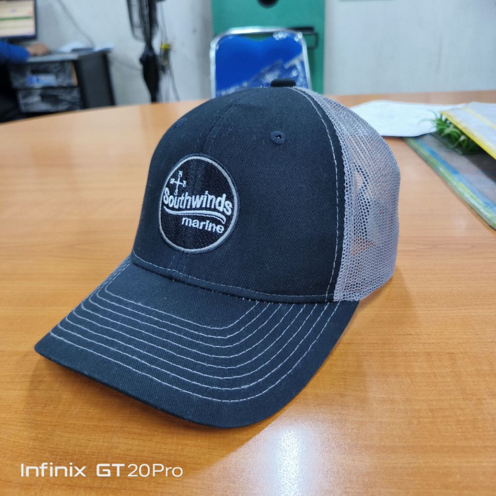 TOPI TRUCKER AJM INTERNATIONAL BORDIR ORIGINAL