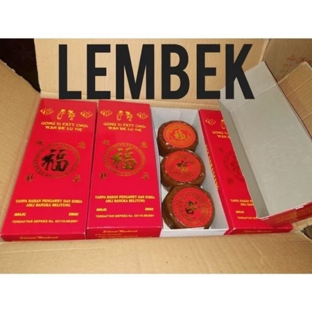 Kue Nastar dan Kue Keranjang Dodol Cina Belitung Fuk Sariayu Per Kotak