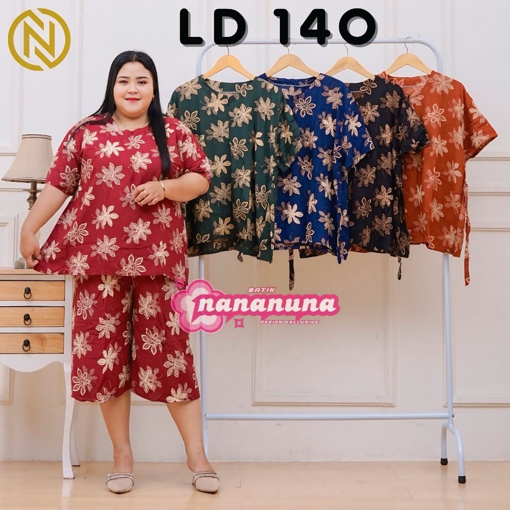 Babydoll Katun Super Jumbo Ld 140 | SETELAN CELANA PENDEK setelan jumbo ld 140 model terbaru 2025set