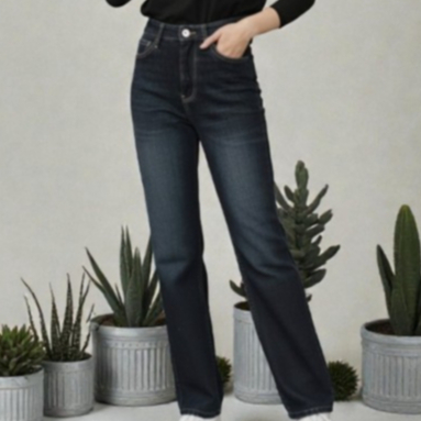 Celana Highwaist Loose Buggy Jeans Wanita Kekinian Premium