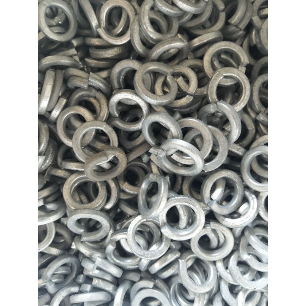Paket (25pcs) Ring Per 12mm Warna Galvanis Untuk Baut 19 Termurah