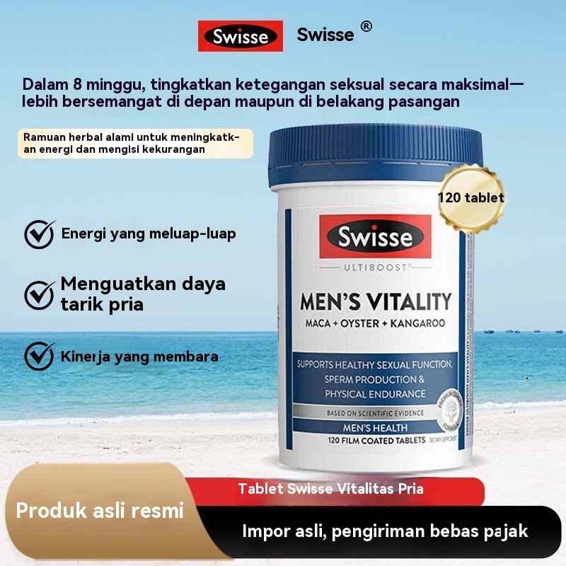 EXP：2027 Swisse men’s men man vitality 120 tabs