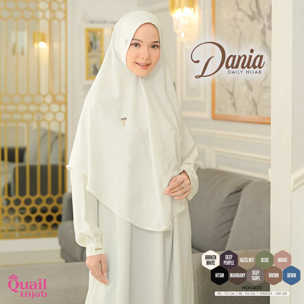 Quail Hijab - DANIA DAILY HIJAB INSTAN ORI QUAIL HOKAIDO ORIGINAL QUAIL HIJAB