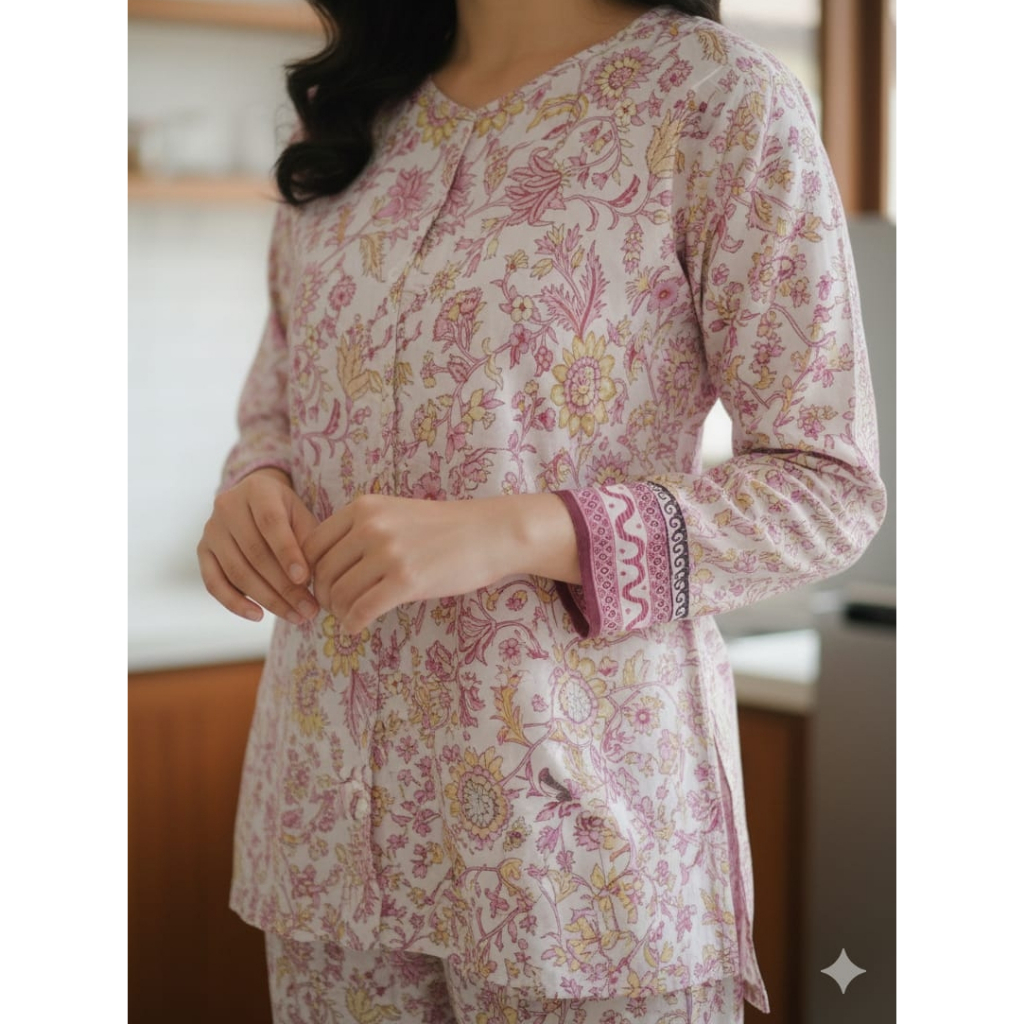 Fayola Set Piyama Wanita Hijab Bumil Busui Rayon