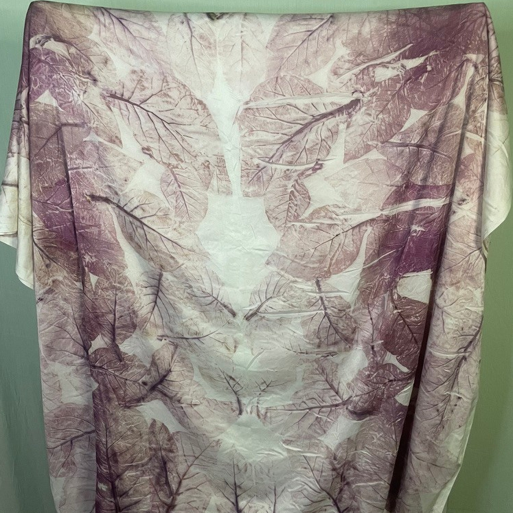 Kain Ecoprint Handmade Sutra