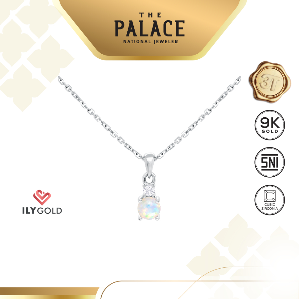 ILY GOLD Snowdrop - Necklace / Kalung (liontin + kalung)