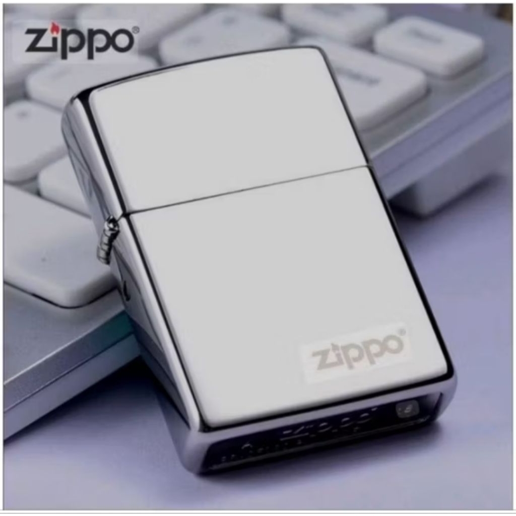 Korek Api Zippo Silver Ice Logo Classic