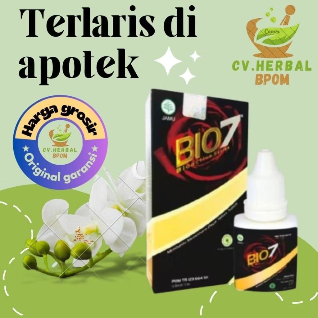 Bio7 Bioseven Bio - 7 BIO 7 Jamu Tetes Isi 15ML Untuk Menyembuhkan Segala Penyakit Asli Original Bpo