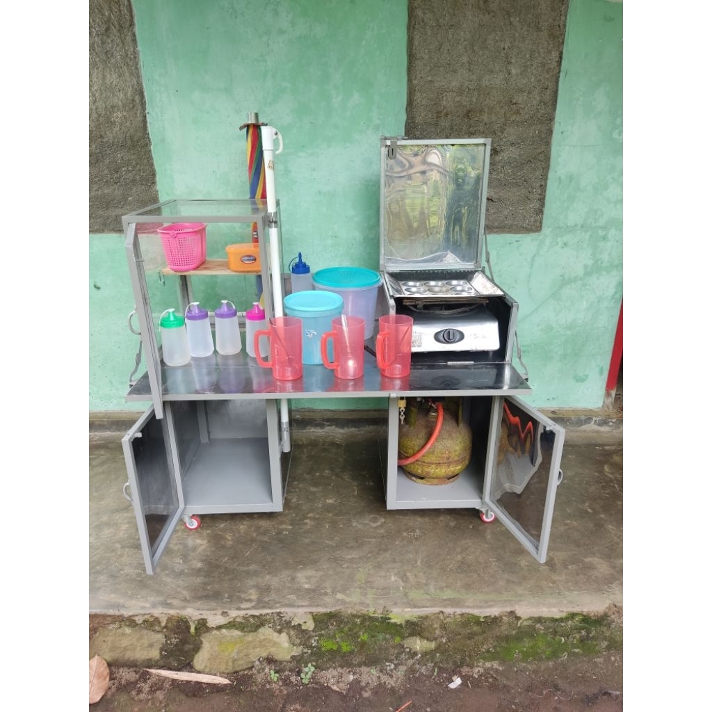 gerobak motor second | gerobak cilor | gerobak stainless