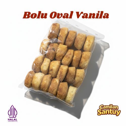 Bolu Kering Oval Jadul 1 kg Tekturnya Lembut - Camilan Santuy