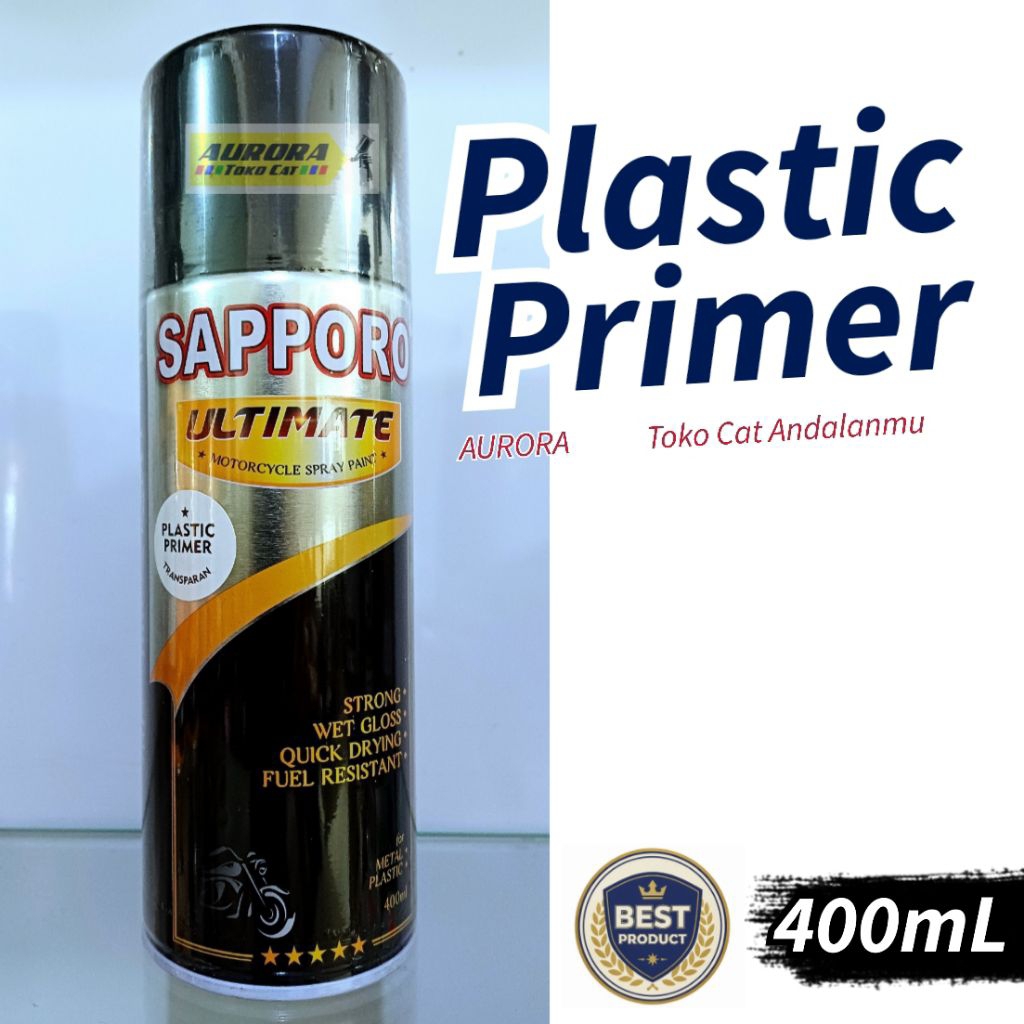 Plastic Primer SAPPORO ULTIMATE 400ml Plastik Primer Saporo