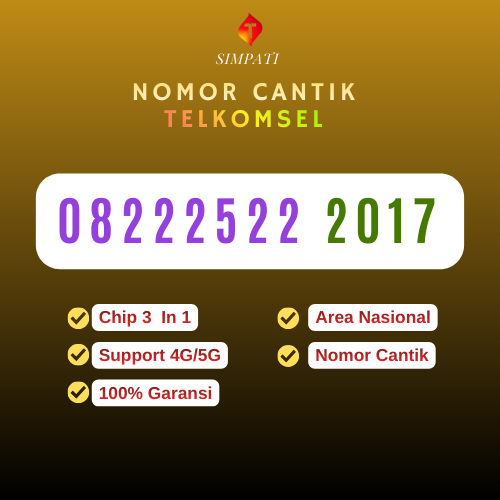 Nomor Cantik Telkomsel - Nomor Cantik Simpati - Nomer Cantik Jaringan 4G/5G Hoki Tahun Lahir 2020 20