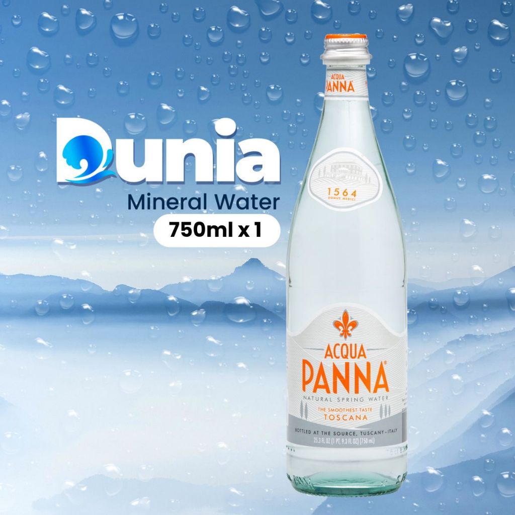 Acqua Panna Natural Mineral Water 750ml