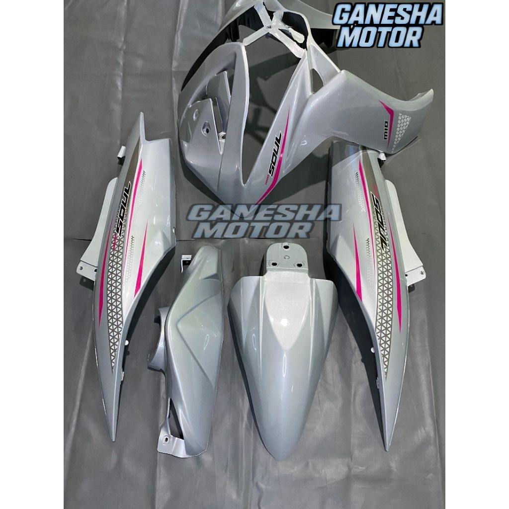 Full Set Body Halus Mio Soul Karbu Warna Silver / Body Halus Mio Soul Karbu Mata 1