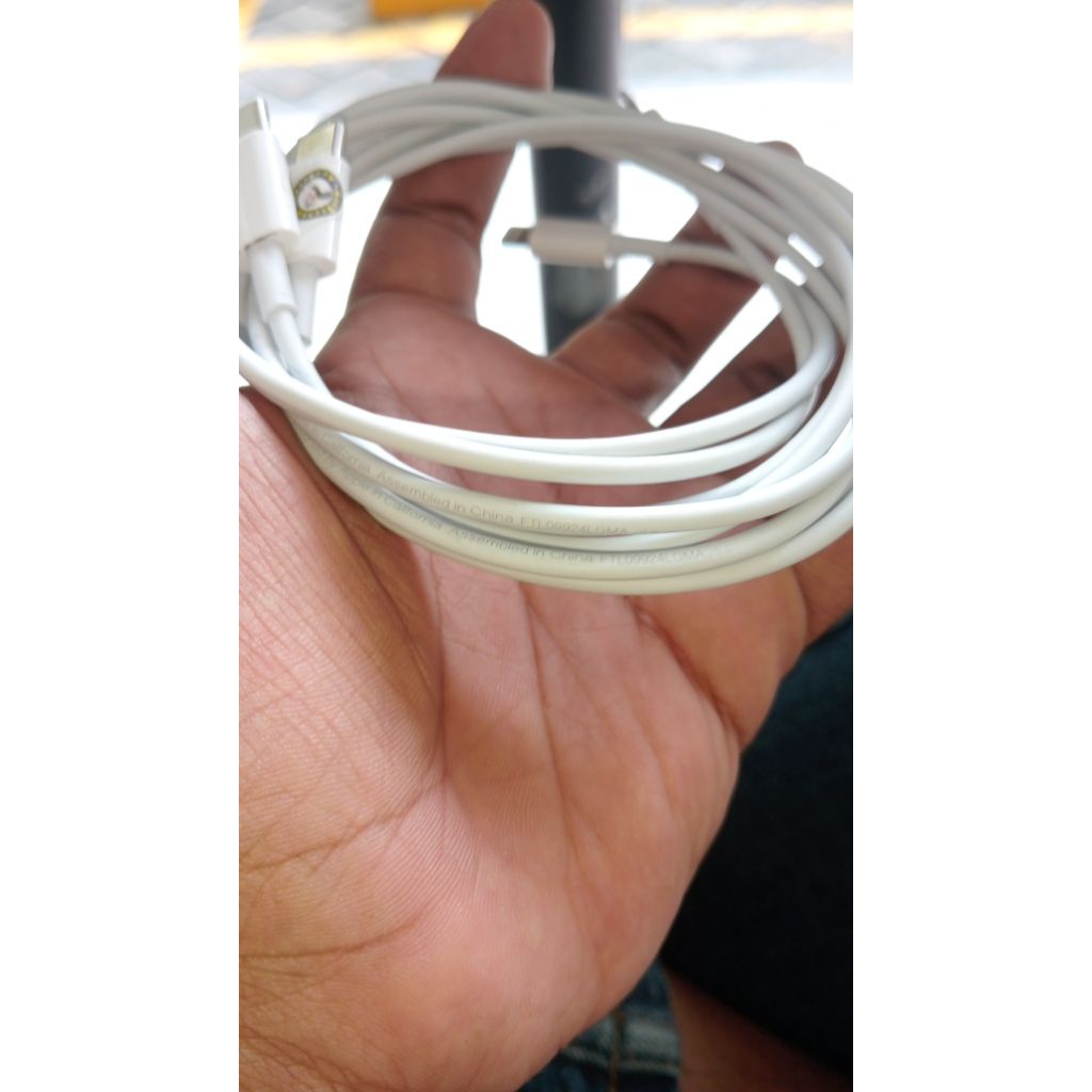 kabel data iphone 11,11promax,12,12pro,12promax second bawaan hp