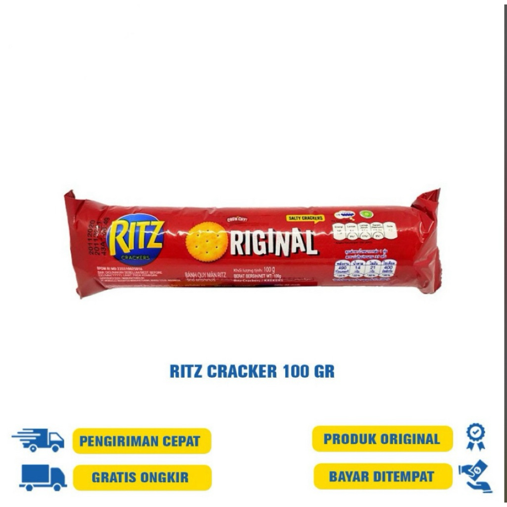 Ritz Original Biskuit Ritz Cracker 100gr