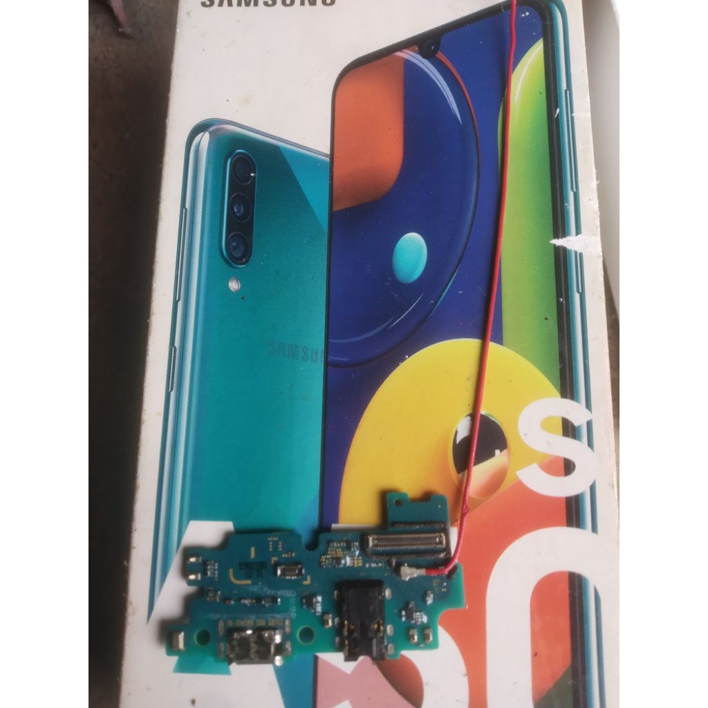 konektor cas samsung a50c ori copotan