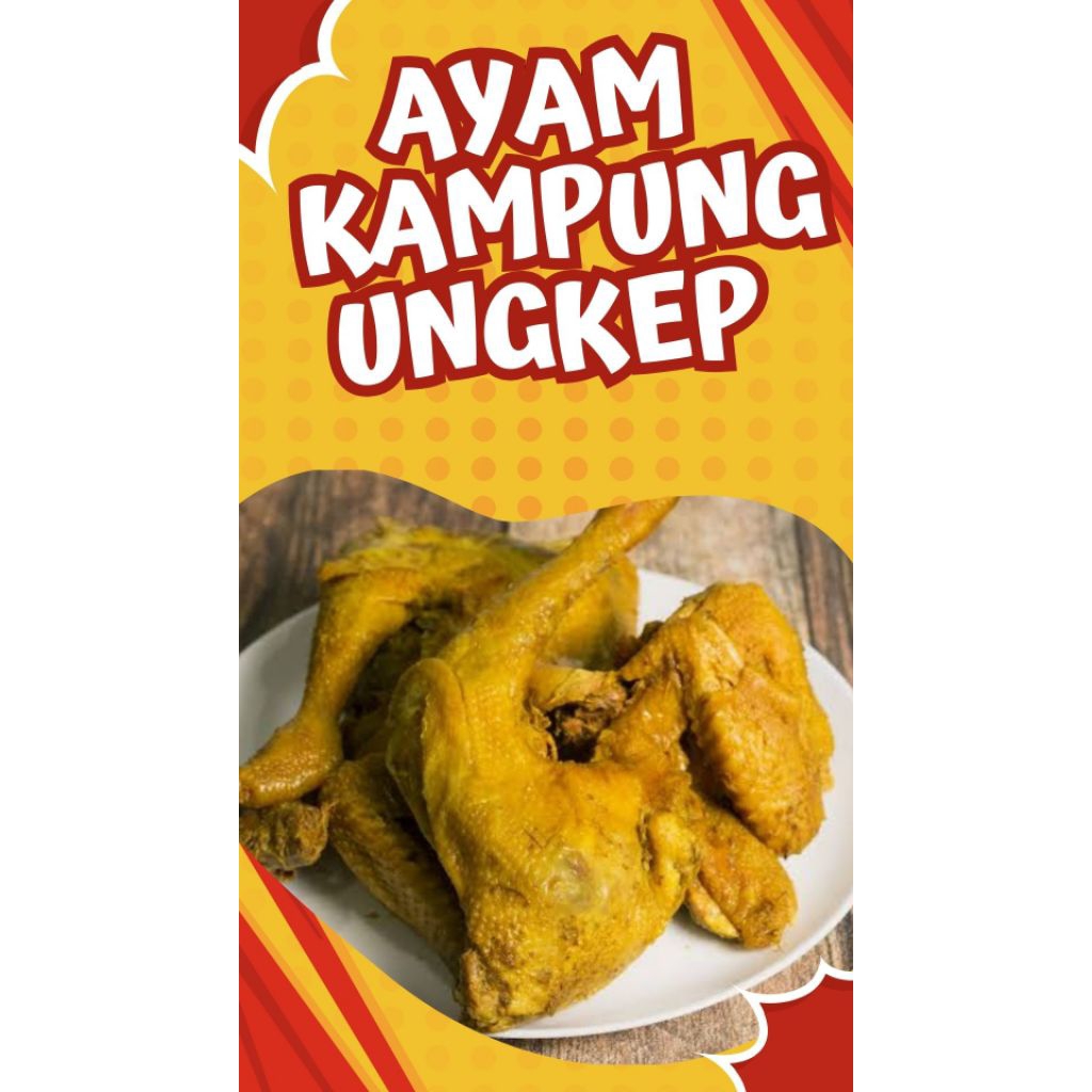 Ayam kampung ungkep 1 ekor potong 4
