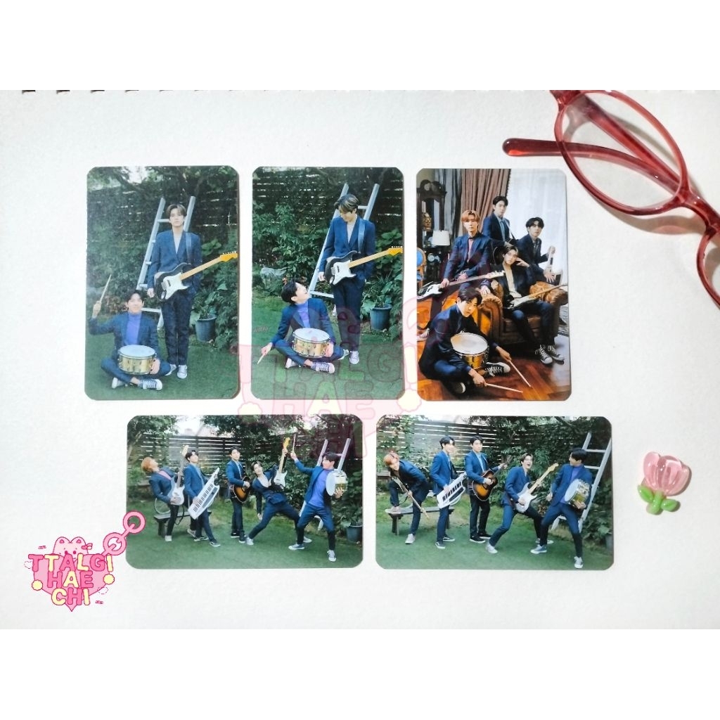 pc photocard day6 the present tps sungjin jae youngk young k wonpil dowoon jaewoon group grup unit s