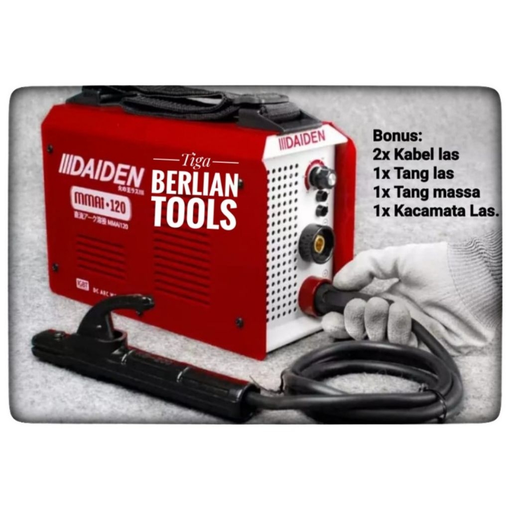 DAIDEN MESIN TRAVO LAS INVENTER 120A / MMAI 120 DAIDEN / WELDING MMAI 120