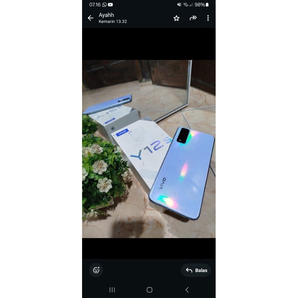 vivo y12s second original