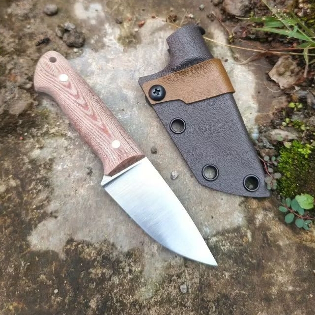 Pisau Bushcraft EDC bahan DC53