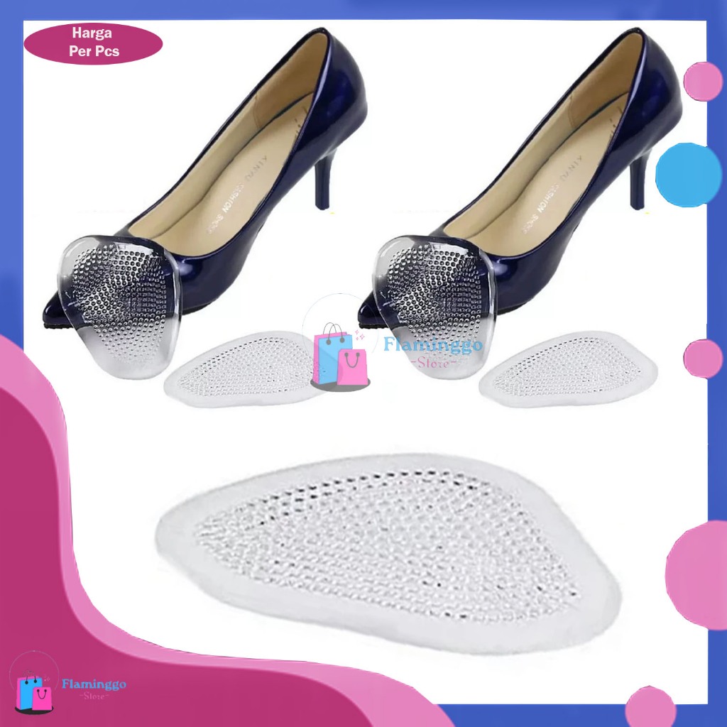 INSOLE KAKI DEPAN GEL SILICON BANTALAN SEPATU BAHAN GEL SILICON