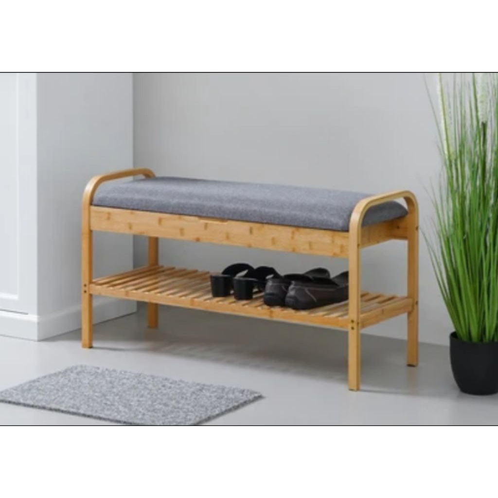 Informa Rak Sepatu Levy Bangku Rak Sepatu Lemari Sepatu Bangku Multifungsi