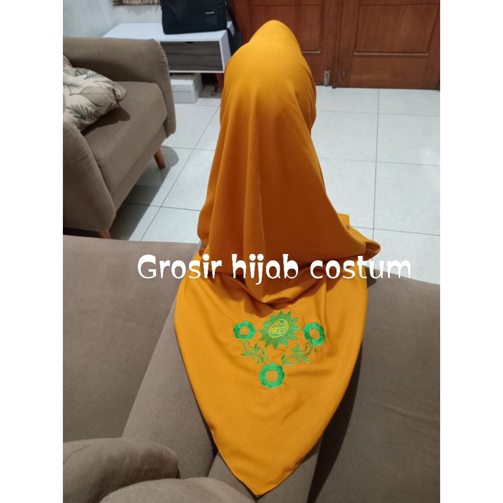 Hijab/jilbab/segi empat Muhammadiyah/NA Aisyiah/FGM/120x120/jumbo/logo bordir