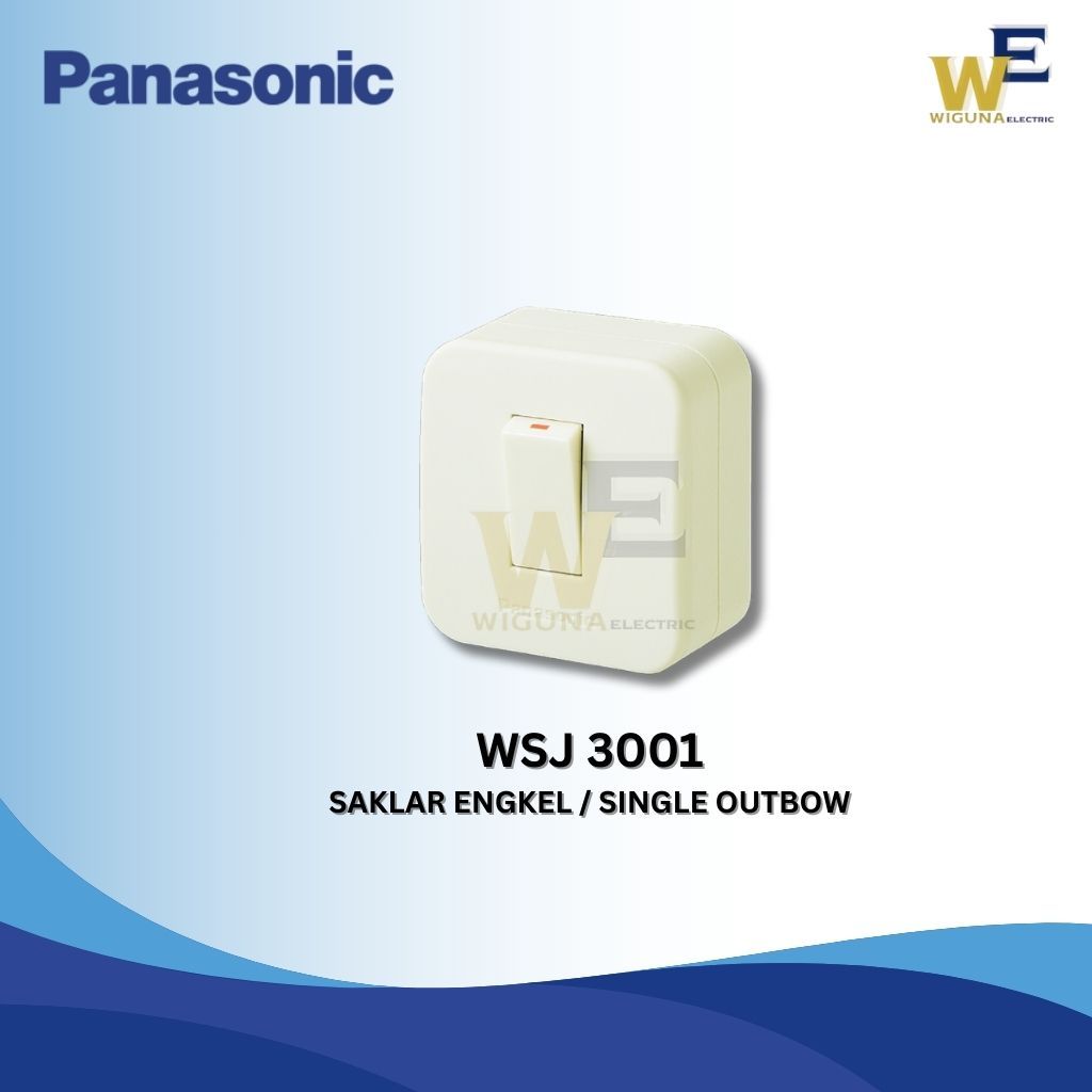 Panasonic Saklar Timbul Single WSJ3001 / Saklar Engkel Timbul /  Saklar Timbul Double Seri WSJ3900 /