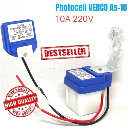 Sensor Cahaya LED Otomatis Siang Malam 220V 10A