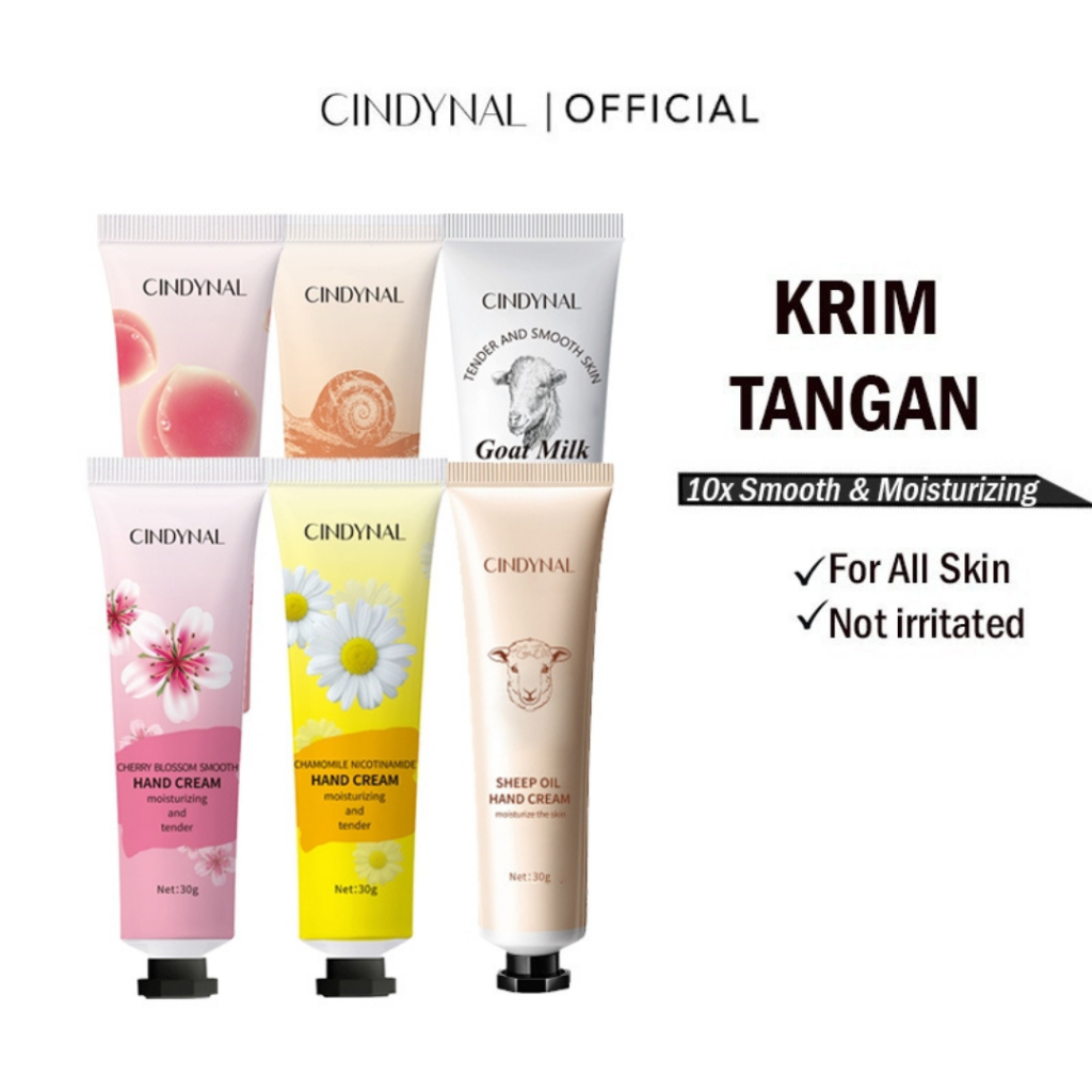 CINDYNAL Hand Cream | Krim Tangan untuk Kulit Kering & Keriput – Hand Cream Melembapkan Tangan Kerin