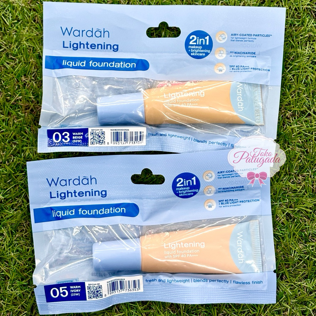 [BISA COD] Wardah Lightening Liquid Foundation 6ml - Liquid Foundation Travel Size - Wardah Foundati