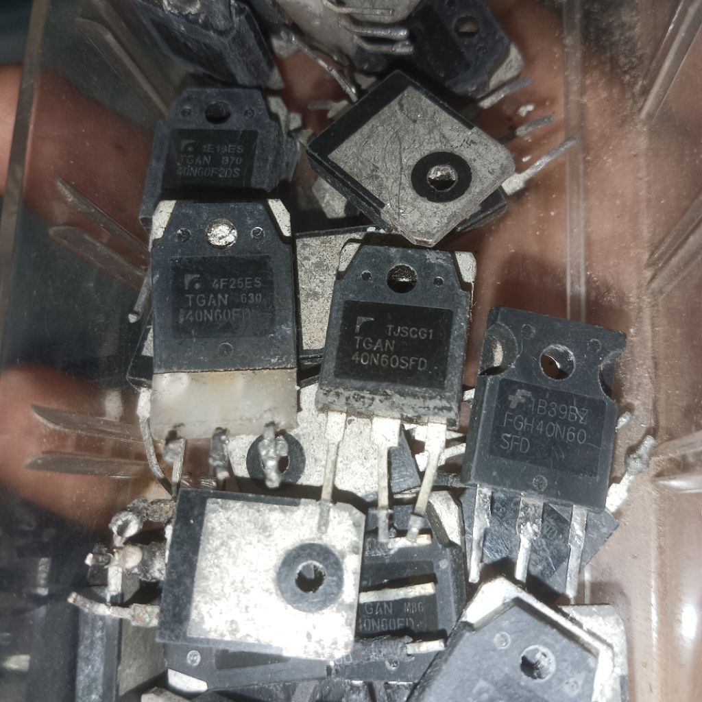 IGBT TGAN40N60FD TGAN 40N60 40A 600V ORI CABUTAN MASIH HIDUP