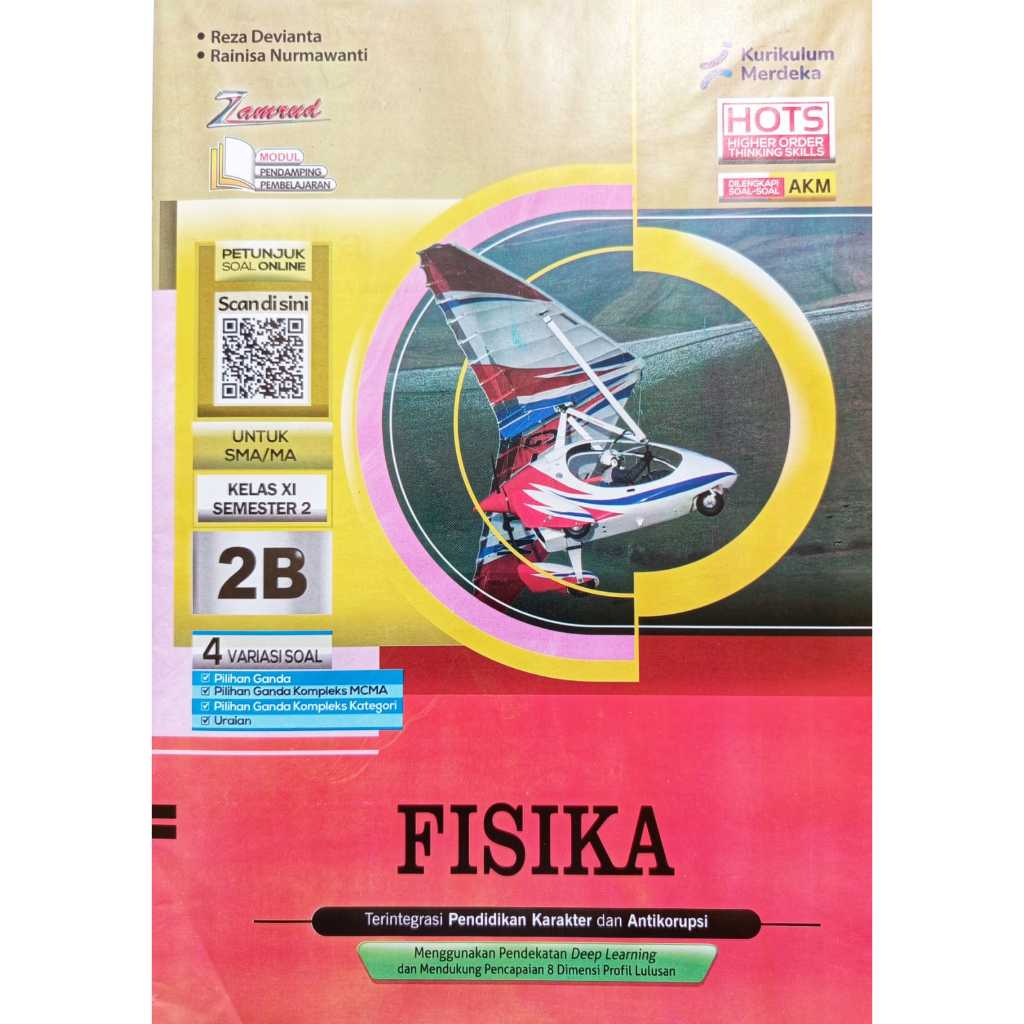 BUKU LKS FISIKA SMA/MA/SMK KELAS 11 SEMESTER 2 KURIKULUM MERDEKA 2025-2026 ZAMRUD