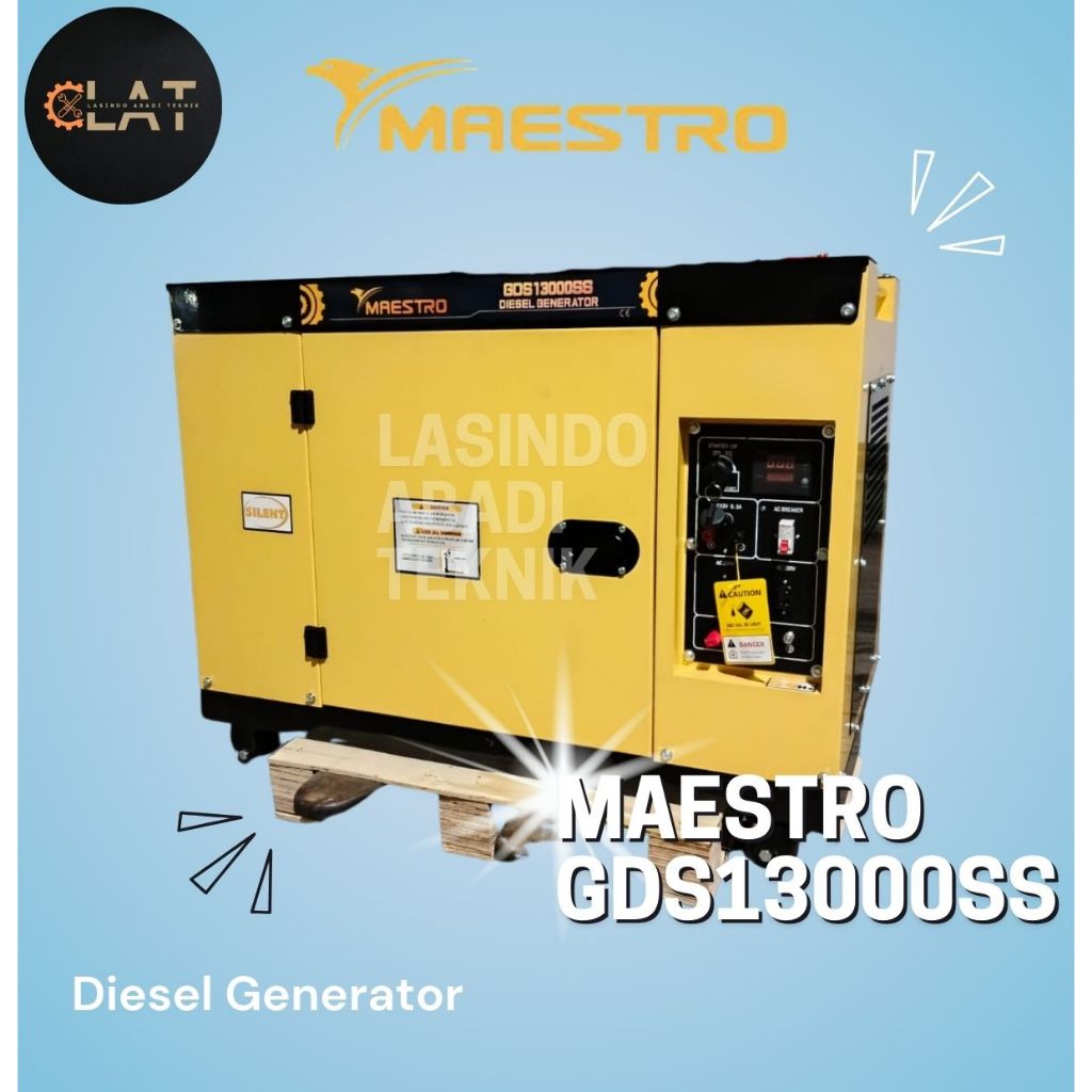 Genset MAESTRO GDS 13000 SS 9000WATT 9500WATT Silent Solar generator GDS13000SS 9000 watt - 9500 wat