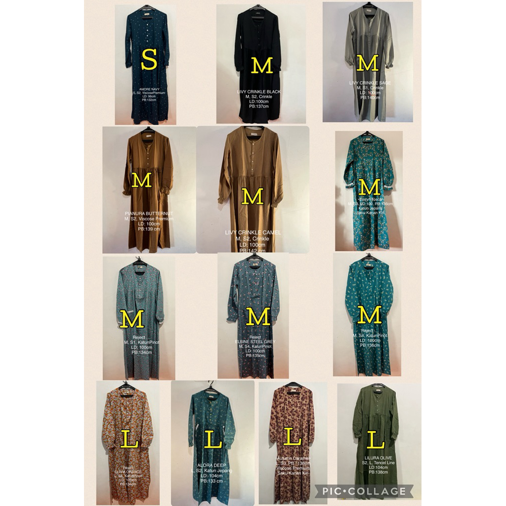 PRELOVED DITSY size S M dan L