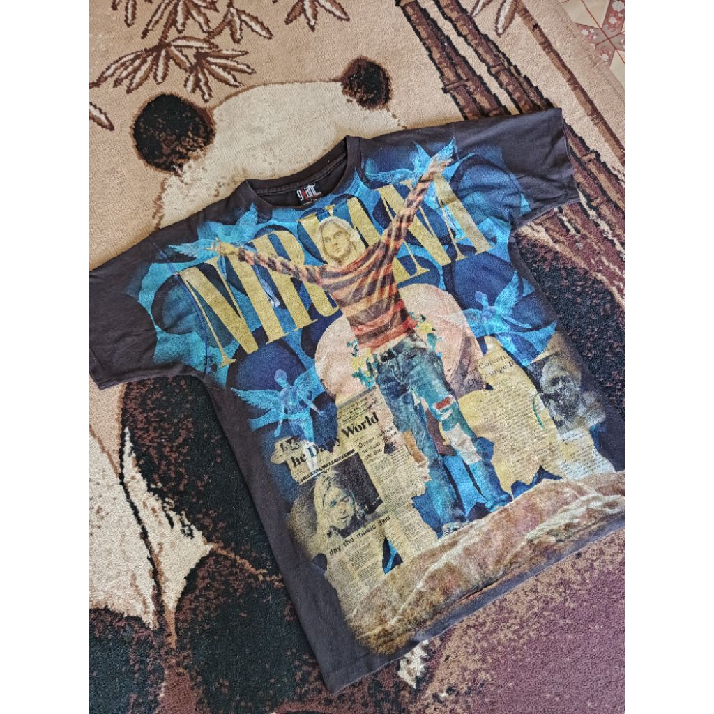 Nirvana X Jesus AOP T shirt