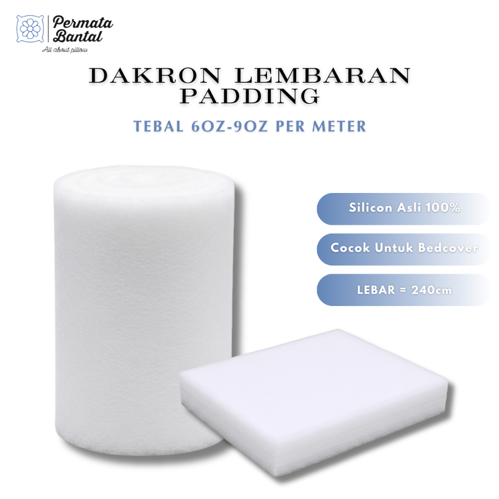 Dakron Padding Lembaran Potong Meteran
