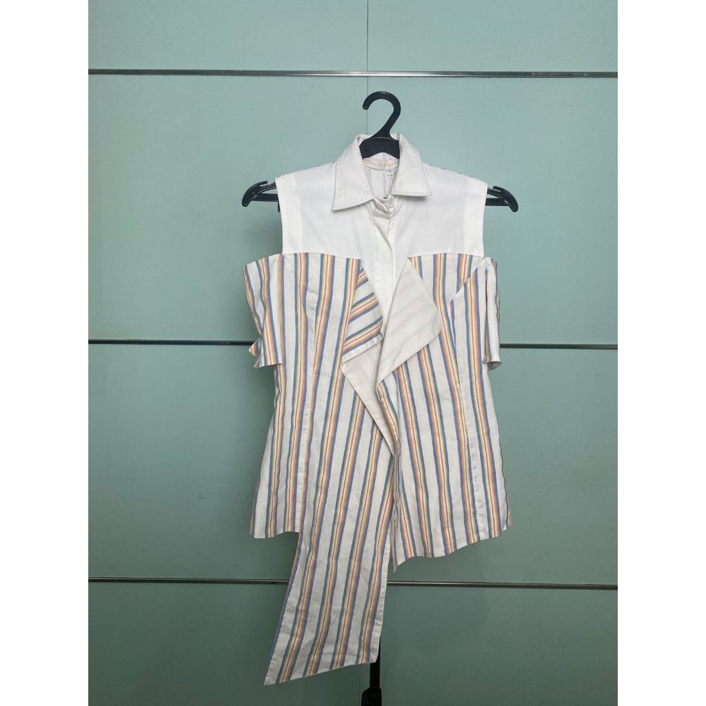 Bloom et Champ Blouse Wanita Semi Formal Casual Shirt Blouse Cewek-5