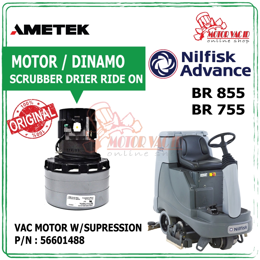 Motor Vacuum Scrubber Drier Nilfisk BR855 - Nilfisk 56601488